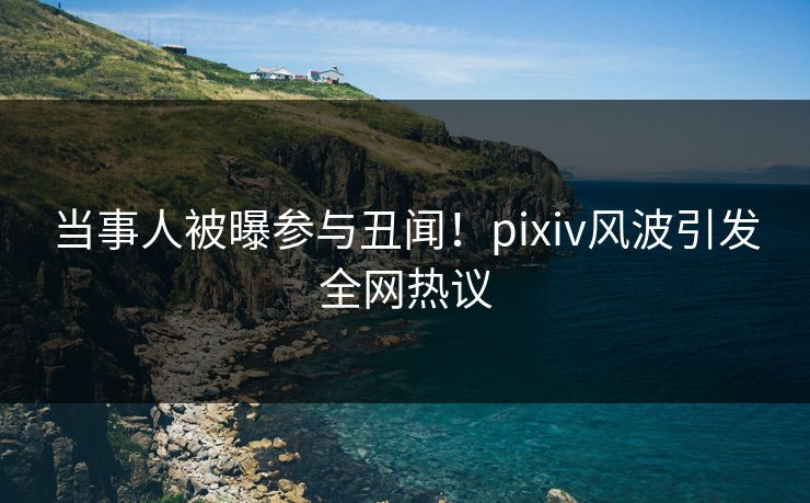 当事人被曝参与丑闻!pixiv风波引发全网热议 当事人被曝参与丑闻!pixiv风波引发全网热议